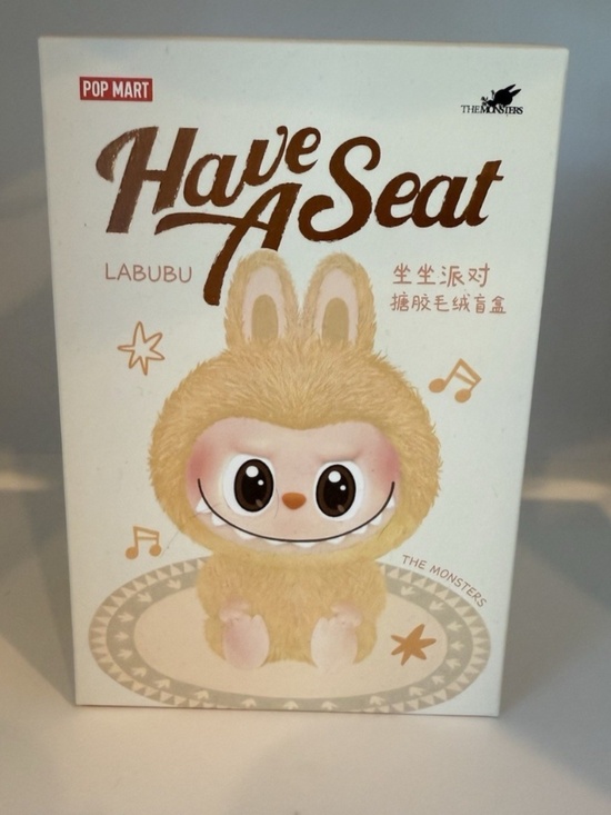 POP MART Other - Authentic Have A Seat labubu sealed in box QuQu